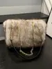 Bolsa Fofa Outono Inverno Feminina 2026 Nova Grande Capacidade Bolsa de Mão de Pelúcia Bolsa de Ombro Casual de Alta Qualidade Bolsa de Axila Transfronteiriça