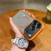 Funda de Teléfono Magnética de Metal para Lente Iphone18Promax Adecuada para Apple 17 Transparente de Gama Alta Protectora 16