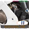 Tornillos de aleación de titanio para motocicleta Zxjc Zhang Xue 500 Rr, Tornillos modificados, Titanio quemado dorado, Negro caramelo