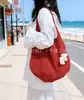Bolsa de Palha Trançada à Mão Vazada para Mulheres, Estilo Casual Preguiçoso de Verão, Bolsa de Palha de Grande Capacidade, Bolsa de Ombro para Férias na Praia