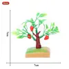 Granja de Animales de Corral Simulada Ranch Granja Muñeca Señora Carrito Set de Adornos Decoración de Mesa de Arena Accesorios Cognición Infantil