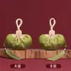 Festival del Bote del Dragón estilo antiguo portátil halter pelo fetal monedero colgante accesorios Hanfu bordado brocado bolsita bolsita bolsita vacía