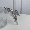 Diseño de Personalidad Sentido Estilístico Pinza Líquida de Mariposa Clip Metálico Estilo Frío Parte Trasera de la Cabeza Pinza Grande de Tiburón Nuevo Pinza para el Cabello Accesorios para el Cabello