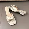 Elegantes Sandalias Abiertas con Tacón de Cuña, Estilo 2026, Nuevo Diseño de Moño, Perfectas para Vestidos de Verano, Impresionantes Pantuflas sin Cierre para Mujer