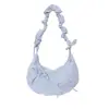 Bolsa Plissada da Moda para Mulheres 2026 Nova Moda Bolinha Saco de Bolinho Estilo Coreano Bolsa de Ombro Casual Versátil Bolsa Transversal