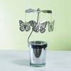 Fábrica Fuente Creativo Amazon Cielo Estrellado Vidrio Molino de Viento Corriente de Aire Caliente Romántico Aromaterapia Portavelas Giratorio Linterna Giratoria