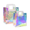 Bolsas de Tote Transparentes de PVC listas para usar, Estilo de Alta Gama, Bolsas para Regalo de Dulces de Boda, Bolsas de Empaque de Plástico, Personalizables