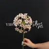 Flor de Anturio Artificial para Decoración de Boda, Arreglo Floral, Decoración de Sala de Estar y Dormitorio, Decoración Suave, Ramo de Flores Artificiales para Crear Ambiente