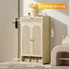 Puerta de zapatero para el hogar, estante de zapatos simple para interiores, multicapa, artefacto de almacenamiento para el hogar, ahorro de espacio, dormitorio, casa de alquiler