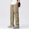 Pantalones casuales nuevos de primavera y verano para hombre, pantalones finos elásticos para hombre de negocios, pantalones transpirables de pierna recta