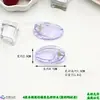 Clip de tiburón de color gelatina de laca brillante de 4 cm, clip ovalado regordete, clip para flequillo, materiales y accesorios para accesorios para el cabello hechos a mano DIY