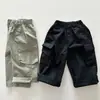 Pantalones Cargo Casuales para Niños 2026 Nuevas Llegadas Primavera/Verano Unisex Color Sólido Casual Versátil Cómodo Estilo Coreano Pantalones de Moda