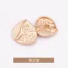 Botones Metálicos Cosidos a Mano con Forma de Hoja para Abrigos de Lana, Chaquetas, Trajes, Ropa Formal, Botones, Botones Dorados, Accesorios para Ropa