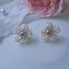 Coleção Rx Brincos de Franja Exquisitos Artesanais de Pérolas Naturais de Água Doce com uma Vibe de Luxo Leve