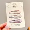 Pinza para el Cabello Azul de Lunares Fresca de Verano para Mujer, Pinza Lateral para Cabello Suelto, Pinza BB para Flequillo, Pasador Lindo para Niños, Accesorio para el Cabello