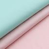 Vestido shirt 60% algodão popeline penteado 100g Gao Mifu azul liso tecido sem elasticidade