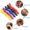 Fábrica de peines Yuyuan pinza de cocodrilo clip de posicionamiento para teñido en caliente clip de separación clip de pico de pato para salón de peluquería clip de resorte fácil de comer pelo clip de boca larga