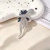 Broche de Novo Estilo Transfronteiriço, Corsage Colorido para Mulheres, Alfinete Exquisito, Estilo Retrô Europeu e Americano, Acessório para Terno, Joia Anti-Exposição