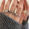 Anillo Abierto de Diseño Nicho Planeta Saturno Esmalte de Zirconio Gota de Aceite para Mujer ins Lujo Ligero de Alta Gama Anillo de Dedo Anillo