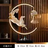Decoraciones Año del Caballo, Decoración para Casa Nueva, Regalos de Apertura de Tienda Nueva, Anillos de Luz de Estilo Chino Nuevo, Adornos Luminosos para Oficina
