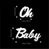 Transfronterizo Nuevo Ohbaby Letras de Fieltro Luna Llena Accesorios para Fotos Decoración de Pared de Dormitorio Pegatinas de Pared Banner de Tela No Tejida