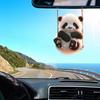 Cross-border Amazon acrílico plano pingente de Natal carro pingente carro decoração interior bonito carro urso pingente