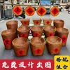 Cestas de Bambú Estilo Antiguo para Exhibir Productos Secos y Verduras, Cestas Decorativas para Exhibidores Abiertos, Cestas de Exhibición para Restaurantes de Hot Pot, y Cestas de Exhibición para Exhibidores de Tiendas