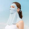 Mascarilla Protectora Solar de Seda de Hielo de Verano 2026, Protector Facial para Mujer, Protector Solar UV de Verano, Cubre Cuello, Velos, Facekini para Mujer