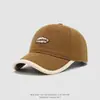 Gorra de béisbol infantil de estilo coreano con bloques de color, gorra tipo pico de pato Boston, sombrero para el sol para niños y niñas