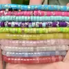 6x3mm Nuevo Estilo Piedra Imperial Turquesa Cuentas Espaciadoras Redondas Accesorios para Hacer Joyería DIY Materiales Al Por Mayor