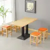 Nuevas mesas y sillas de comedor para restaurantes comerciales, taburetes para tiendas de fideos, juegos para desayunos, hot pot picante, té de leche y tiendas de snacks
