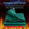 Tela de Fibra de Vidrio Ignífuga, Resistente a Altas Temperaturas, Retardante de Llama, Tela a Prueba de Tres Elementos, Engrosada, Resistente al Desgaste, Lona Impermeable, Toldo Solar, Impermeable a la Lluvia, Protector Solar y Tela con Recubrimiento de Plástico