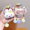 Diadema de Muñeca Divertida de Dibujos Animados para Niños Cuerda de Pelo de Felpa Otoño e Invierno para Niñas Cola de Caballo Alta No Lastima la Cuerda del Pelo Banda de Goma Accesorios para la Cabeza