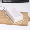 2/4/6/8 Caja de Regalo Transparente Engrosada Esmerilada para Pastel de Luna de Mediados de Otoño Caja de Empaque Crujiente de Yema de Huevo con Bolso