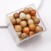 Alas de pollo naturales, cuentas de sándalo verde, cuentas redondas, cuentas de loto de juego cultural de marea nacional, accesorios hechos a mano, pulsera, collar, material, bolsa