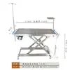 Aço Inoxidável 304 Mesa Cirúrgica para Animais de Estimação Mesa de Exame Tampo de Mesa Ampliado Espessado Resistente à Corrosão Fácil de Limpar Suporta Peso Durável