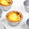 Taza de Pudín Espesada de Aluminio, Molde Redondo Simple para Muffin y Pastel Pequeño, Taza de Pudín, Molde de Tarta de Una Pieza Moldeada