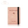 Transfronterizo en stock que cambia de color PU cuero tacto piel correa multicolor funda para pasaporte etiqueta de equipaje traje multifunción bolsa tarjetero para pasaporte