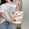 Bolsa de Lona para Viajero al por Mayor del Fabricante Nueva para Mujer de Gran Capacidad Recta Bolsa de Mano para Oficinista Bolsa Versátil Pequeña para Artículos Varios