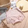 Calcinha de renda de cintura alta grande sexy que contrai a barriga, roupa íntima de verão francesa para socialites, calcinha feminina respirável, calcinha europeia e americana