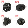 Anillo Soporte Universal Engrosado para Tubo de Escape Anillo de Goma para Silenciador de Coche Accesorios Duraderos Resistentes a Altas Temperaturas