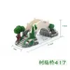 Nuevos Adornos para Paisajismo de Acuarios, Decoración de Rocas Artificiales, Puente Colgante Creativo, Puente de Madera, Accesorios para Micro Paisajes, Miniaturas de Fábrica