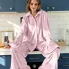 Pijama de Punto para Otoño e Invierno 2026 para Mujer, Cálido Terciopelo Coreano de Manga Larga y Pantalón Largo, Conjunto de Dos Piezas con Volantes, Ropa de Casa al por Mayor