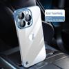 PC Sem Moldura Galvanizado 16Pro Adequado para Capa de Celular Iphone17 Ultrafina Transparente Casca Rígida Apple 14 Capa Protetora