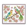 Feliz 99 ponto cruz quarto aconchegante pássaros do amor romântico estilo pastoral arte de bordado pintura decorativa de bordado