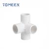 Prateleira de Sapato DIY de PVC Tridimensional de Ângulo Reto de Quatro Vias Conexões de Ângulo Reto para Conexão de Tubo de Água 20-50 Conector de Conexões DIY