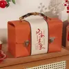 Caja de Regalo Grande Vacía de Alta Gama para Artículos del Festival de Primavera, Adecuada para Frutas Secas, Nueces, Embutidos y Productos Especiales, Caja de Regalo para Salchichas