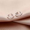 Plata Esterlina S999 Plata para Pie Plata Amor Pendientes Clip de Hueso de Oreja para Mujer Pendientes de Lujo Ligero Exquisitos Pendientes de Amor Versátiles Accesorios para Orejas