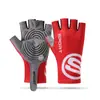 Guantes Deportivos para Ciclismo al Aire Libre, Antideslizantes, Resistentes al Desgaste, Amortiguadores, Transpirables, Guantes de Medio Dedo para Montañismo y Fitness