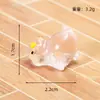 Enfeites de Micro Paisagem Pato Luminoso Casa Carro Jardinagem Resina Artesanato DIY Pequenos Enfeites Decorativos